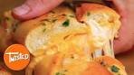 4 Cheese Stuffed Baguette Recipe | Homemade Bread ...