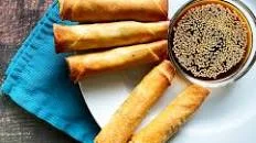 Air-Fried Beef Spring Rolls