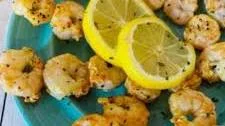 Air Fryer Lemon Pepper Shrimp Skewers