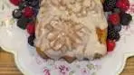 Alyssa Alonso | Vanilla Berry Swirl Pound Cake🫐🌀💜 In a large ...