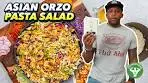 Asian Inspired Orzo Pasta Salad