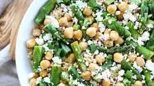 Asparagus Chickpea Quinoa Salad