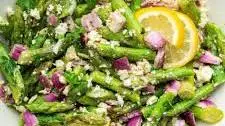 Asparagus Salad with Lemon and Feta