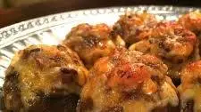 Bacon and Cheddar Stuffed Mushrooms