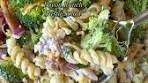 Bacon Ranch Pasta Salad!🥦🥓 Yum!! A great chilled side dish ...