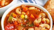 Beef and Macaroni Soup