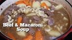 Beef & Macaroni Soup | Easy Soup Recipe | MOLCS Easy ...