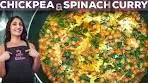 BEGINNER FRIENDLY 20min Chickpea And Spinach Curry