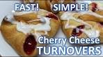 BEST Cherry Cheese Turnovers! Easy Recipe!