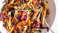 Best Healthy Coleslaw Ever (no mayo!)