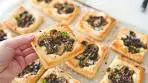 Best Mushroom Puff Pastry Tarts with Cream cheese | Easy ...