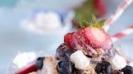 Bingsu with sweet red beans - Korean Shaved Ice Dessert