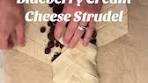Blueberry Cream Cheese Strudel • 1 puff pastry • 30-40 oz ...