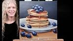 BLUEBERRY PANCAKES-Learn How to Draw and Paint with ...