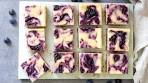 Blueberry Swirl Cheesecake Bars