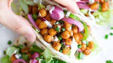 Buffalo Chickpea Tacos