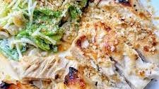Caesar Pasta Salad with Zesty Grilled Chicken