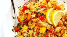 Cajun Shrimp Alfredo Casserole