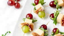 Cheese and Grape Skewers