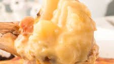 Cheesy Scalloped Potatoes with Ham