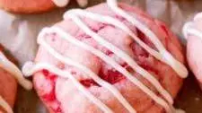 Cherry Almond Shortbread Cookies