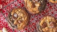 Chewy Peanut Butter Chocolate Swirl Cookies