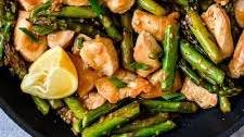 Chicken and Asparagus Lemon Stir Fry