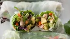 Chicken Avocado Spring Rolls
