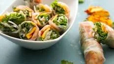 Chili Mango Shrimp Spring Rolls