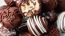 Chocolate Covered Cookie Dough Bites
