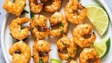 Cilantro Lime Air Fryer Shrimp Skewers