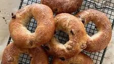 Cinnamon Raisin Sourdough Bagels