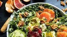 Citrus Avocado Salad with Orange Tahini Vinaigrette