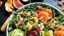 Citrus Avocado Salad with Orange Tahini Vinaigrette