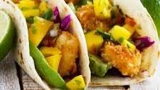 Coconut Shrimp Taco Recipe with Mango Salsa