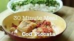 Cod Fish In Lemon Butter Sauce with Rice & Peas: 30 ...