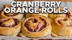 Cranberry Orange Sweet Rolls | Easy Vegan Holiday Desserts
