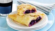 Cream cheese and blueberry turnovers