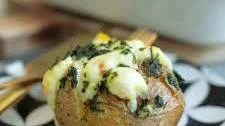 Cream Cheese and Garlic Stuffed Potato