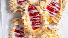 Cream Cheese Cherry Almond Danish (with Puff Pastry)