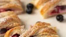 Cream Cheese Puff Pastry Braid with Berries
