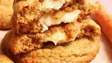Cream Cheese-Stuffed Carrot Cake Cookies