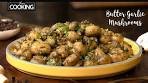 Creamy Butter Garlic Mushrooms | Garlic Mushroom Recipe ...