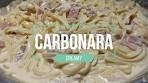 CREAMY CARBONARA PASTA / HAM AND MUSHROOM ...