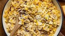 Creamy Ranch Beef Pasta