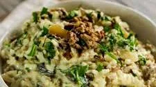 Creamy Risotto with Sausage and Mushrooms