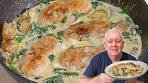Creamy SMOTHERED CHICKEN with Spinach, Potatoes, and ...