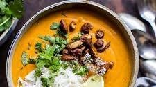 Creamy Thai Carrot Sweet Potato Soup.