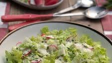 Crisp Romaine Salad with Tangy Vinaigrette