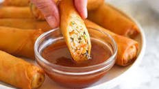 Crispy Chicken Spring Rolls